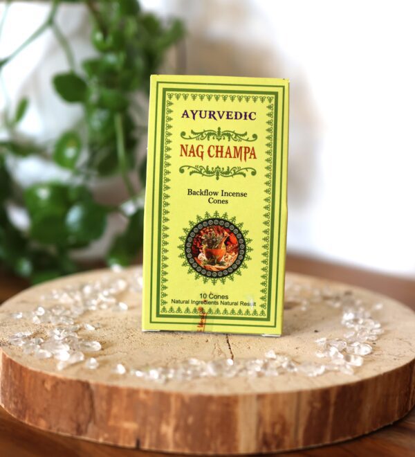 Cônes d'encens à refoulement Ayurvedique Nag Champa